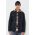 Hollister Co. geaca barbati, culoarea negru, de tranzitie