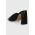 BOSS slapi de piele Rose femei, culoarea negru, cu toc drept, 50512968