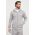 adidas hanorac de bumbac bărbați, culoarea gri, cu glugă, melanj IC9833