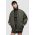 AllSaints geaca bomber Scout femei, culoarea verde, de iarna, oversize