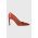 BOSS stilettos de piele Janet culoarea rosu, 50504634
