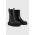 Medicine cizme de piele femei, culoarea negru, cu platforma