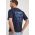 BOSS tricou din bumbac bărbați, culoarea bleumarin, cu imprimeu 50505769