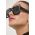 Carolina Herrera ochelari de soare femei, culoarea negru