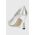 Custommade stilettos de piele Awa Twinkle culoarea argintiu, 000303014