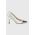 Custommade stilettos de piele Awa Twinkle culoarea argintiu, 000303014