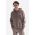 Alpha Industries hanorac de bumbac Organics OS Hoody bărbați, culoarea maro, cu glugă, uni 118349.628-brown