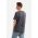 Alpha Industries tricou din bumbac Backprint culoarea gri, cu imprimeu 128507.412-grey