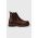 Birkenstock cizme de piele femei, culoarea maro, cu toc plat 1025782