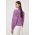 Custommade camasa din bumbac femei, culoarea violet, regular
