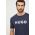 HUGO tricou din bumbac bărbați, culoarea bleumarin, cu imprimeu 50506996