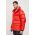 adidas Originals geacă de puf bărbați, culoarea roșu, de iarnă IR7132