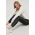 Dkny colanti femei, culoarea negru, cu imprimeu
