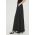 By Malene Birger fusta culoarea negru, maxi, evazati