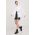 Karl Lagerfeld Jeans camasa din bumbac femei, culoarea alb, cu guler clasic, relaxed