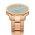 Daniel Wellington ceas Iconic Link Emerald femei, culoarea auriu