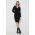 Karl Lagerfeld rochie culoarea negru, mini, mulata