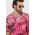 HUGO cămașă bărbați, culoarea roz, cu guler clasic, relaxed 50510621