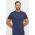 EA7 Emporio Armani tricou barbati, culoarea albastru marin, neted