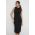 Answear Lab rochie culoarea negru, midi, mulata