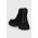 Answear Lab botine femei, culoarea negru, cu platforma, izolare usoara