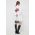 Karl Lagerfeld camasa din bumbac femei, culoarea alb, cu guler clasic, regular