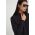 Superdry longsleeve din bumbac culoarea negru, neted