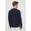Armani Exchange hanorac de bumbac barbati, culoarea albastru marin, cu imprimeu
