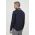 Armani Exchange camasa barbati, culoarea albastru marin, cu guler italian, regular