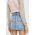 Armani Exchange fusta jeans mini, creion