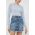 MICHAEL Michael Kors fusta jeans mini, creion