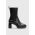 AllSaints cizme de piele Lottie femei, culoarea negru, cu toc drept, WF547Z