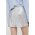 Abercrombie & Fitch fusta culoarea argintiu, mini, creion