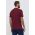 adidas tricou din bumbac bărbați, culoarea bordo, cu imprimeu IM8317