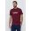 adidas tricou din bumbac bărbați, culoarea bordo, cu imprimeu IM8317