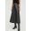 Day Birger et Mikkelsen fusta de piele culoarea negru, midi, evazati