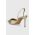 Aldo stilettos de piele GRIBICHE culoarea auriu