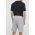 adidas Originals pantaloni scurți din bumbac Essential culoarea gri, melanj, IR6848