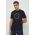 Armani Exchange tricou din bumbac barbati, culoarea negru, cu imprimeu