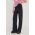 Abercrombie & Fitch pantaloni femei, culoarea negru, lat, high waist