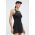 adidas Performance rochie sport Club culoarea negru, mini, evazați IL6992