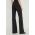 HUGO pantaloni femei, culoarea negru, evazați, high waist 50505344