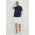 Paul&Shark polo de bumbac culoarea albastru marin, neted
