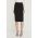 Elisabetta Franchi fusta culoarea negru, mini, drept