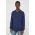 Levi's longsleeve din bumbac culoarea albastru marin, neted