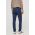 Armani Exchange pantaloni barbati, culoarea albastru marin, cu fason chinos