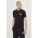 EA7 Emporio Armani tricou polo barbati, culoarea negru, cu imprimeu