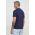Armani Exchange tricou din bumbac barbati, culoarea albastru marin, cu imprimeu