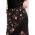 AllSaints fusta LUISA culoarea negru, midi, evazati