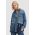 AllSaints camasa din bumbac denim Alba cu guler clasic, relaxed